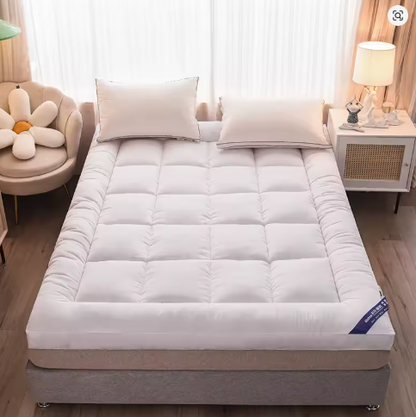 Quilted Mattress Topper - White